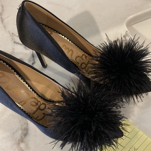Sam Edelman Shoes - Sam Edelman feather poof heels